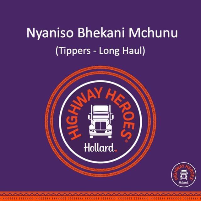 Nyaniso Bhekani Mchunu, Tippers Long Haul July winner