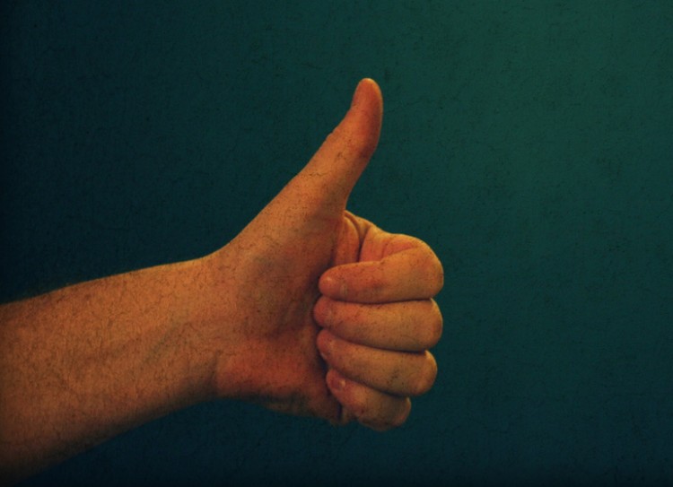 Image of a thumbs-up