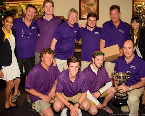 Team Hollard Jacana smiling with a trophy